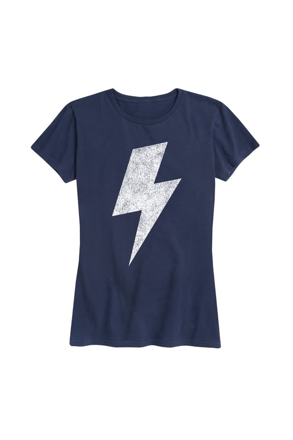 - White Lightning Bolt - Women's Short Sleeve Graphic T-shirt