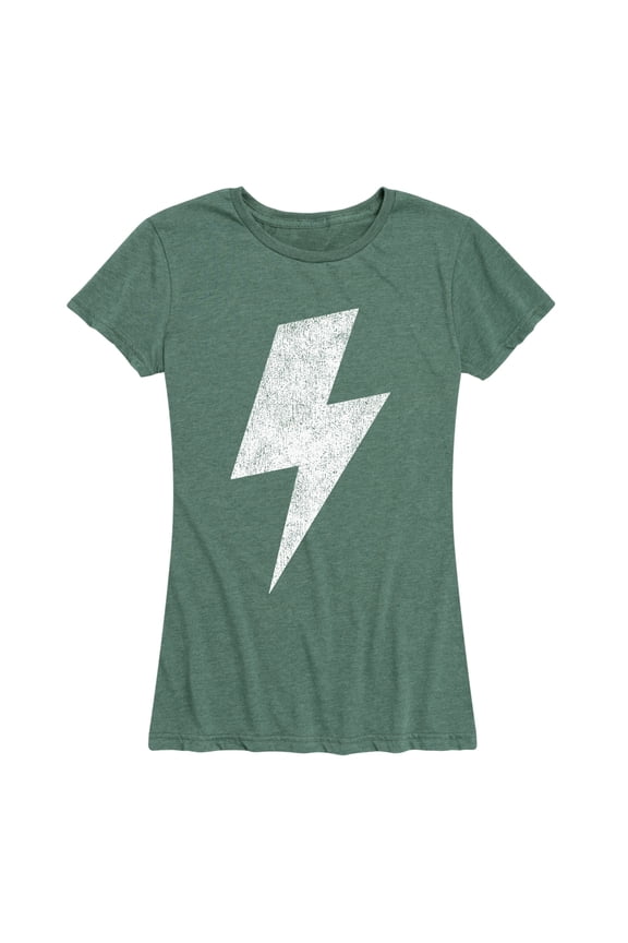 - White Lightning Bolt - Women's Short Sleeve Graphic T-shirt