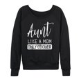 thumbnail image 1 of Instant Message - Like A Mom Only Cooler - Women's Lightweight French Terry Long Sleeve Shirt, 1 of 6