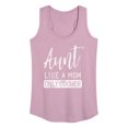 thumbnail image 1 of Instant Message - Like A Mom Only Cooler - Women's Racerback Tank Top, 1 of 6