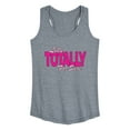thumbnail image 1 of Instant Message - Like Totally For Sure - Women's Racerback Tank Top, 1 of 6