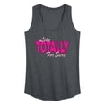 thumbnail image 1 of Instant Message - Like Totally For Sure - Women's Racerback Tank Top, 1 of 6
