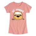 thumbnail image 1 of Instant Message - Lil Nugget  - Girls Fitted Short Sleeve Tee, 1 of 6