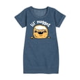 thumbnail image 1 of Instant Message - Lil Nugget  - Girls Ss Fleece Dress, 1 of 6