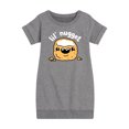 thumbnail image 1 of Instant Message - Lil Nugget  - Girls Ss Fleece Dress, 1 of 6