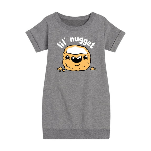 Instant Message - Lil Nugget - Girls Ss Fleece Dress