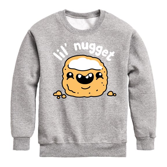 Instant Message - Lil Nugget - Toddler & Youth Crewneck Fleece Sweatshirt