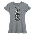thumbnail image 1 of Instant Message - Lily Of The Valley Jar - Women's Short Sleeve Graphic T-Shirt, 1 of 5