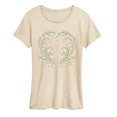 thumbnail image 1 of Instant Message - Lily Of Valley Heart Short Sleeve Graphic T-Shirt, 1 of 5