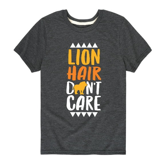 Instant Message - Lion Hair Don't Care - Youth Short Sleeve Tee