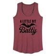 thumbnail image 1 of Instant Message - Little Bit Batty - Women's Racerback Tank Top, 1 of 5
