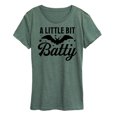 thumbnail image 1 of Instant Message - Little Bit Batty - Women's Short Sleeve Graphic T-Shirt, 1 of 7