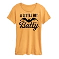 thumbnail image 1 of Instant Message - Little Bit Batty - Women's Short Sleeve Graphic T-Shirt, 1 of 7
