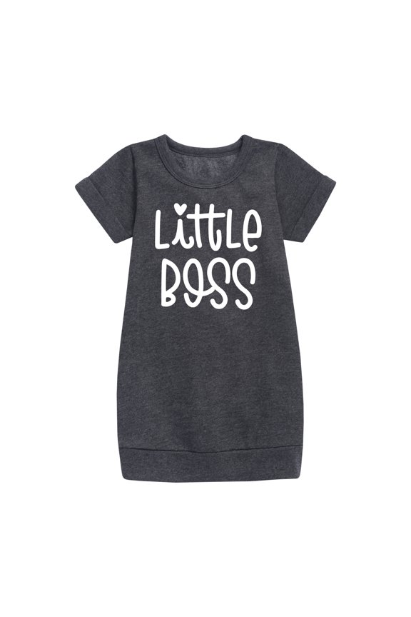 - Little Boss - Toddler & Youth Girls Fleece Dress