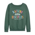 thumbnail image 1 of Instant Message - Little Disciple - Women's Lightweight French Terry Long Sleeve Shirt, 1 of 6