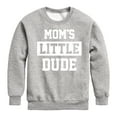 thumbnail image 1 of Instant Message - Little Dude - Toddler & Youth Crewneck Fleece Sweatshirt, 1 of 6