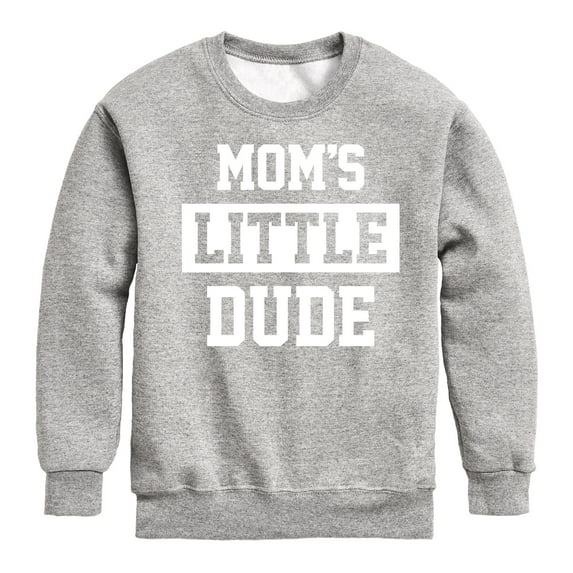 Instant Message - Little Dude - Toddler & Youth Crewneck Fleece Sweatshirt