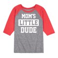 thumbnail image 1 of Instant Message - Little Dude - Toddler & Youth Raglan Graphic T-Shirt, 1 of 7