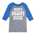 thumbnail image 1 of Instant Message - Little Dude - Toddler & Youth Raglan Graphic T-Shirt, 1 of 5