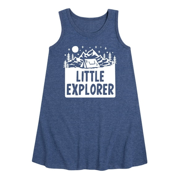 Instant Message - Little Explorer - Toddler & Youth Girls A-line Dress