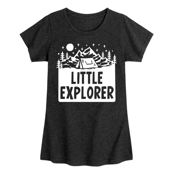 Instant Message - Little Explorer - Toddler & Youth Girls Short Sleeve Graphic T-Shirt