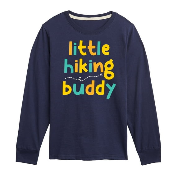Instant Message - Little Hiking Buddy - Toddler & Youth Long Sleeve Graphic T-Shirt