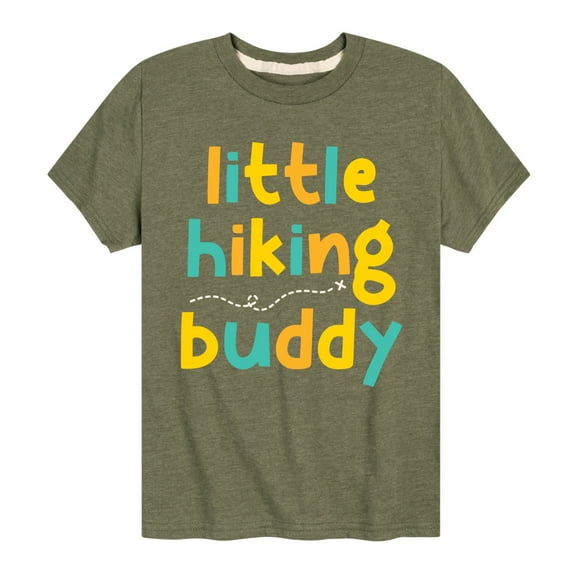 Instant Message - Little Hiking Buddy - Toddler & Youth Short Sleeve Graphic T-Shirt
