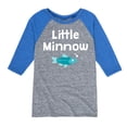 thumbnail image 1 of Instant Message - Little Minnow - Toddler & Youth Raglan Graphic T-Shirt, 1 of 5