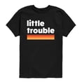 thumbnail image 1 of Instant Message - Little Trouble - Toddler Boys Short Sleeve Graphic T-Shirt, 1 of 6