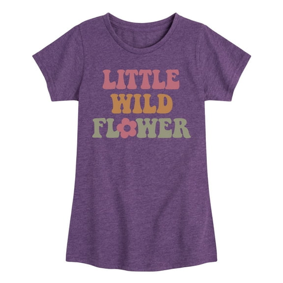 Instant Message - Little Wildflower - Toddler & Youth Girls Short Sleeve Graphic T-Shirt