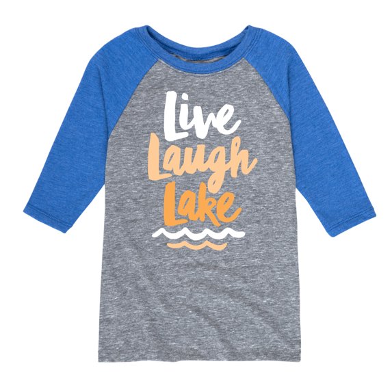 Instant Message - Live Laugh Lake - Toddler And Youth Raglan Graphic T-Shirt