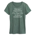 thumbnail image 1 of Instant Message - Live Laugh Love These Conditions - Women's Short Sleeve Graphic T-Shirt, 1 of 7
