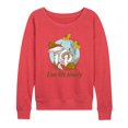 thumbnail image 1 of Instant Message - Live Life Slowly - Women's Lightweight French Terry Pullover, 1 of 6