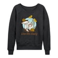 thumbnail image 1 of Instant Message - Live Life Slowly - Women's Lightweight French Terry Long Sleeve Shirt, 1 of 6