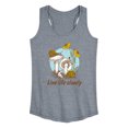 thumbnail image 1 of Instant Message - Live Life Slowly - Women's Racerback Tank Top, 1 of 6