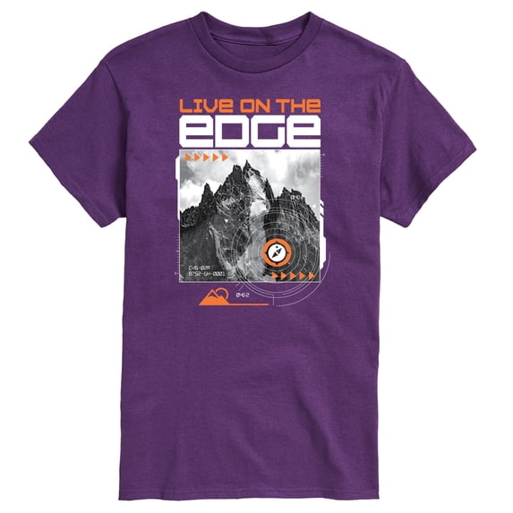 Instant Message - Live On The Edge - Men's Short Sleeve Graphic T-Shirt