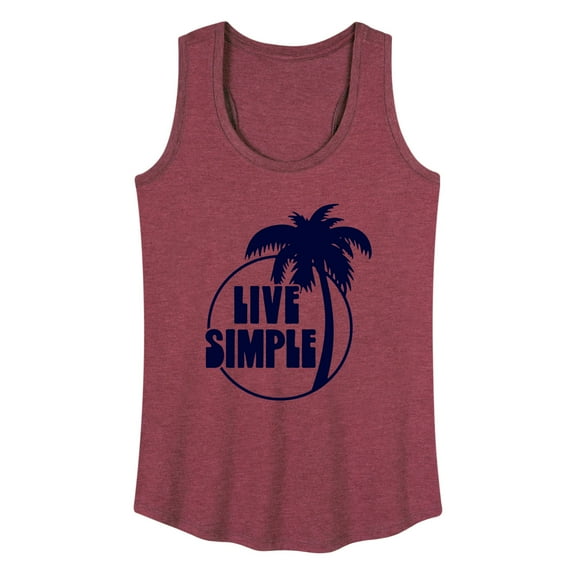 Instant Message - Live Simple - Women's Racerback Tank Top