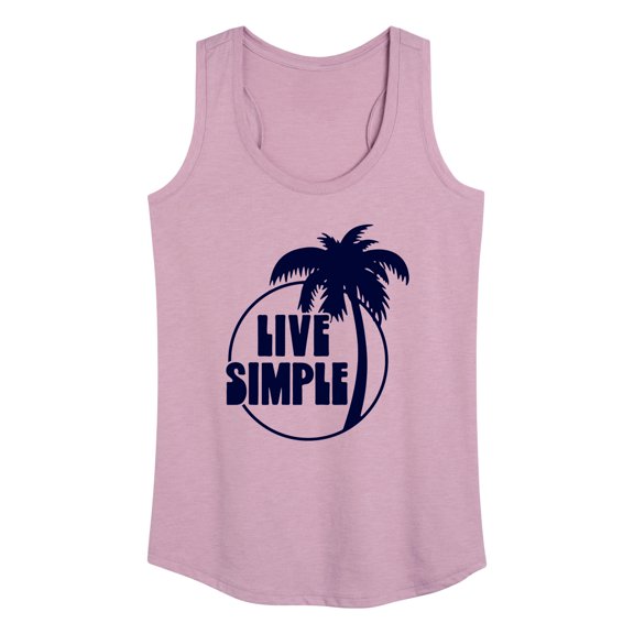 Instant Message - Live Simple - Women's Racerback Tank Top