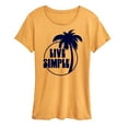 thumbnail image 1 of Instant Message - Live Simple - Women's Short Sleeve Graphic T-Shirt, 1 of 7