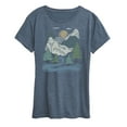 thumbnail image 1 of Instant Message - Living In The Great Outdoors - Women's Short Sleeve Graphic T-Shirt, 1 of 5
