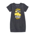 thumbnail image 1 of Instant Message - Living My Zest Life - Toddler & Youth Girls Fleece Dress, 1 of 5