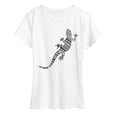 thumbnail image 1 of Instant Message - Lizard Pattern Fill Short Sleeve Graphic T-Shirt, 1 of 5