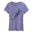 thumbnail image 1 of Instant Message - Lizard Pattern Fill Short Sleeve Graphic T-Shirt, 1 of 4