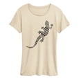 thumbnail image 1 of Instant Message - Lizard Pattern Fill Short Sleeve Graphic T-Shirt, 1 of 5