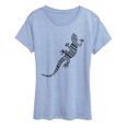 thumbnail image 1 of Instant Message - Lizard Pattern Fill Short Sleeve Graphic T-Shirt, 1 of 4