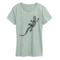 thumbnail image 1 of Instant Message - Lizard Pattern Fill Short Sleeve Graphic T-Shirt, 1 of 4