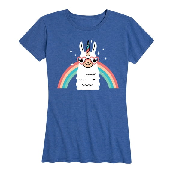 Instant Message - Llamacorn - Women's Short Sleeve Graphic T-Shirt