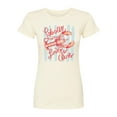 thumbnail image 1 of Instant Message - Lobster Lovers Club - Juniors Fitted Graphic T-Shirt, 1 of 5