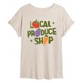 thumbnail image 1 of Instant Message - Local Produce Shop Oversized Graphic T-Shirt, 1 of 6