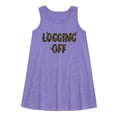 thumbnail image 1 of Instant Message - Logging Off - Toddler & Youth Girls A-line Dress, 1 of 1